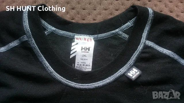 HELLY HANSEN Work Wear Thermo 57% Merino Wool размер XL работна термо блуза W4-767, снимка 10 - Блузи - 55680673