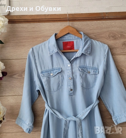 Дънкова рокля S'Oliver , снимка 3 - Рокли - 54853746