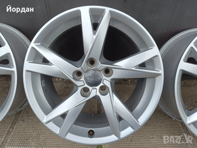ОРИГИНАЛНИ джанти 17 ' цола 5x112 АУДИ / AUDI Volkswagen Skoda ET38 7,5J 66.6, снимка 10 - Гуми и джанти - 54207667