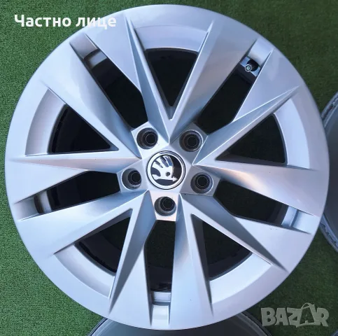 Продавам 4бр оригинални 17-ки джанти за Шкода Октавия, Йети, Карок , снимка 2 - Гуми и джанти - 55619273