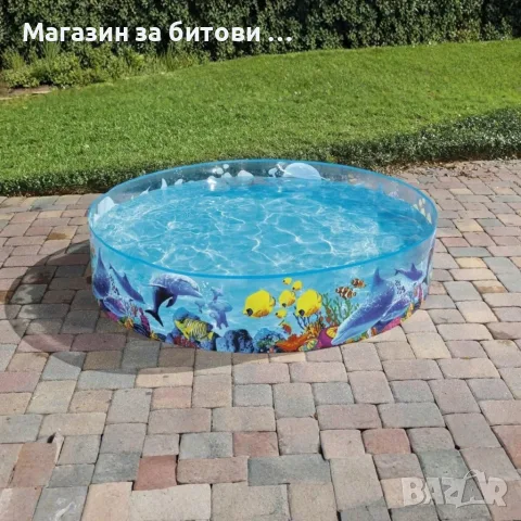 Детски басейн с твърди стени, снимка 3 - Басейни и аксесоари - 55357901