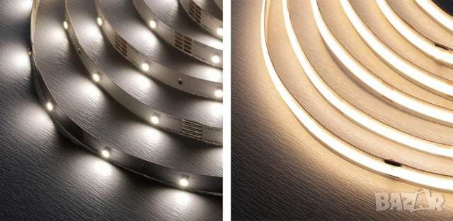 LED лента Paulmann MaxLED 500 Full Line COB 2.5 м 15W 1250 lm 2700K - НОВА -, снимка 4 - Лед осветление - 54693725