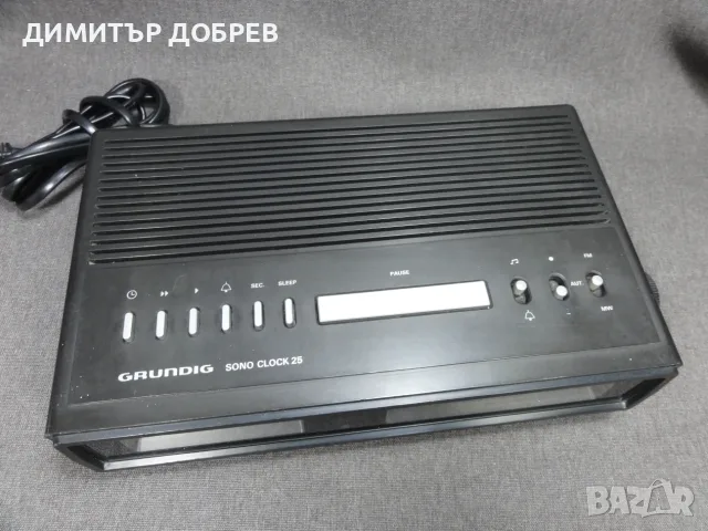 СТАР РЕТРО ТРАНЗИСТОР MW/FM РАДИО ЧАСОВНИК GRUNDIG SONO CLOCK 25, снимка 4 - Радиокасетофони, транзистори - 55645858