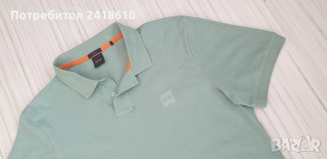 Hugo Boss Passenger Pique Cotton Slim Fit Stretch Mens Size L ОРИГИНАЛ! Мъжка Тениска!, снимка 9 - Тениски - 54794642