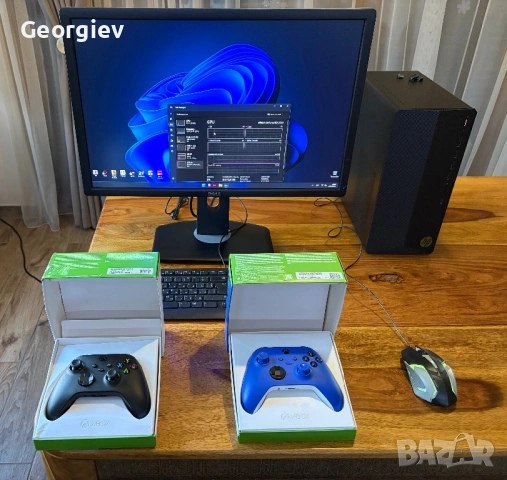 Nvidia RTX 3060 12GB, Intel I5 10400, 16GB Ram, 512GB Nvme, 2TB HDD, DELL FHD+ IPS монитор