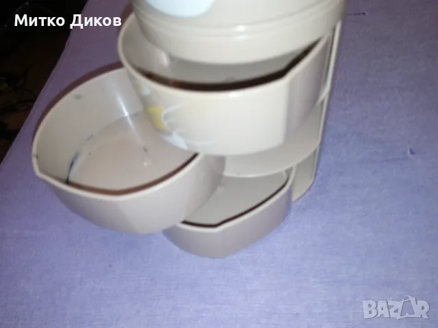 Пластмасово мече с три чекмеджета за принадлежности ново-167мм, снимка 6 - Декорация за дома - 55570599