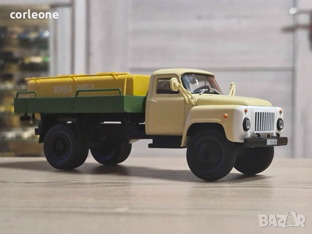 ГАЗ-53 Жива риба 1961 - мащаб 1:43 на DeAgostini моделът е нов в блистер, снимка 6 - Колекции - 55016463