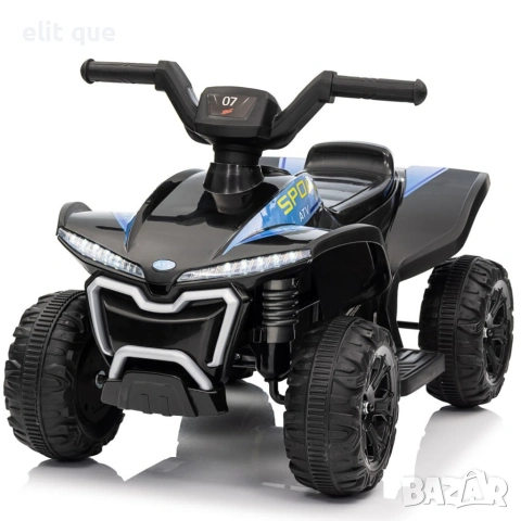 Детско акумулаторно ATV 6V 25W – Електрическо ATV с LED светлини за деца 1.5+ години, черно, снимка 2 - Коли, камиони, мотори, писти - 55133167