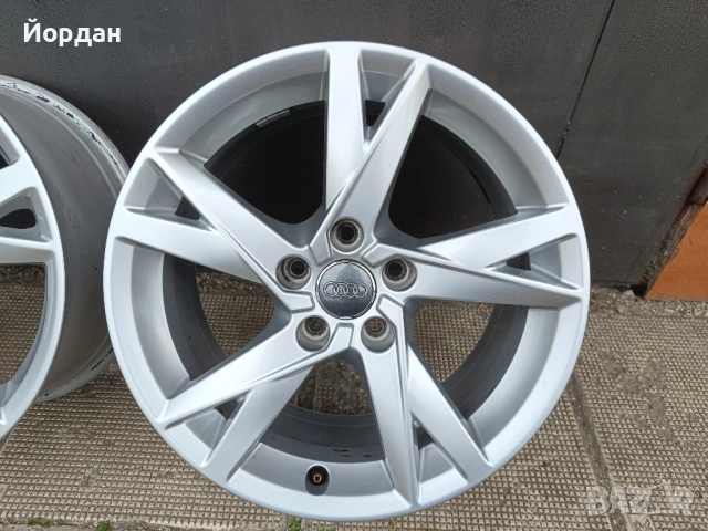 ОРИГИНАЛНИ джанти 17 ' цола 5x112 АУДИ / AUDI Volkswagen Skoda ET38 7,5J 66.6, снимка 11 - Гуми и джанти - 54207667