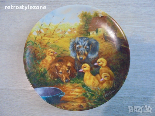 № 8541 Колекционерска декоративна порцеланова чиния , снимка 3 - Други ценни предмети - 53963889