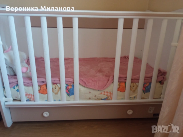 Трансформиращо се легло-люлка Lorelli - Dream, бяло и капучино, 60 х 120