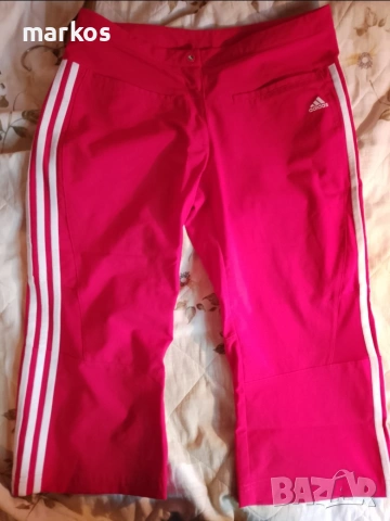 Оригинален дамски спортен панталон ADIDAS Capri / Y2K Винтидж (Размер M)