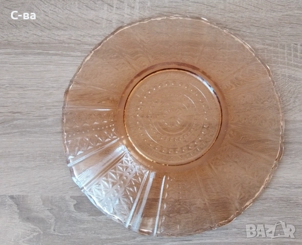  Поднос стъклен , снимка 2 - Аксесоари за кухня - 54452587