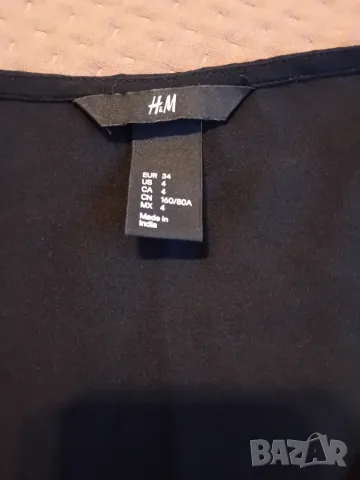 Черна рокля от H&M, снимка 4 - Рокли - 55466954