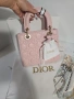 Lady Dior Дамска Розова Чанта От Агнешка Кожа Код Brand Luxury Fashion20, снимка 2