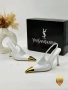 Yves Saint Laurent Нови Дамски Сандали на Ток Различни Цветове , снимка 8