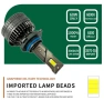 Комплект LED крушки HB4, HB3, H1 или H8 / H9 / H11 12V-24V - 60W, 6500LM, 6000K, CANBUS без грешки, снимка 9