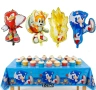 4 вида Бягащ Соник Sonic фолио фолиев балон хелий и въздух, снимка 1