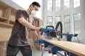 Циркуляр герунг с изтегляне Bosch GCM 305-216 S , 1300 W, 216 мм, снимка 3