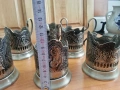 стари руски подстакани поставки за чаши , снимка 2