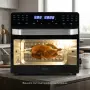 Многофункционален фритюрник с горещ въздух 30L - Мощна 2200W фурна с конвекция, 24 програми, снимка 3