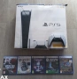 PS5 с контролер и игри , снимка 1