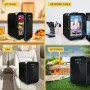 10L Мини Хладилник 12V / 220V, LCD Дисплей, Охлаждане и Затопляне, Enventor, снимка 6