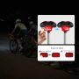 Задна SMART EMOJI LED стоп светлина за велосипед IGPSPORT ET6, USB-C, IPX7, Bluetooth, снимка 6