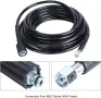 Маркуч за водоструйка с високо налягане - 10 м, M22-14 mm, 400 bar (5800 PSI), до 60°C, снимка 2