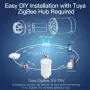 MOES ZigBee 3.0 TRV Tuya радиаторен вентил смарт програмируем термостат с контрол на температур, снимка 10