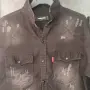 Ефектна дънкова риза Dsquared2 (Размер L) – Slim Fit / Протрит ефект / Като нова!, снимка 4