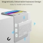 Нов Калъф клавиатура за iPad Air 11 M4 M3 M2 2026 2025 2024 с Pencil държач кейс таблет Айпад, снимка 3