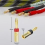 Monosaudio Hi-Fi аудио тонколонен OFC кабел 2x6 мм 2x3 m конектори банани, снимка 2