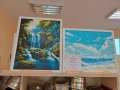 Ръчно рисувана картина „Водопад“, снимка 3