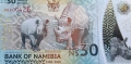 Намибия.
30 долара.. 2020 година.
UNC.
Юбилейна., снимка 4