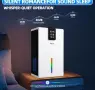 Влагоуловител PSOS, 2.8L, сензорен екран, детекция на влажност и температура, бял, 210x150x360mm, снимка 9