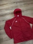 Мъжка водоустойчива ветровка Adidas CORE18 Rain Jacket red  , M размер, снимка 2