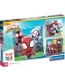 Детски пъзел Clementoni Spiday/Trolls/Circus/PeppaPig 3×48 части , снимка 1