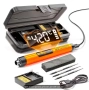 Безжичен поялник Solderig iron LED ДИСПЛЕЙ+LED ОСВЕТЛЕНИЕ+3 бр.различни сменяеми накрайника-нов-, снимка 1