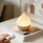 Нов Компактен ултразвуков дифузер 100ml етерични масла таймер 8 LED цвята 2 режима мъгла, снимка 3