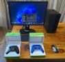 Nvidia RTX 3060 12GB, Intel I5 10400, 16GB Ram, 512GB Nvme, 2TB HDD, DELL FHD+ IPS монитор, снимка 1