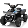 Детско акумулаторно ATV 6V 25W – Електрическо ATV с LED светлини за деца 1.5+ години, черно, снимка 2