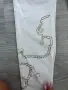 Дамски дънки LIU JO Milano бели с декоративни камъчета, снимка 4