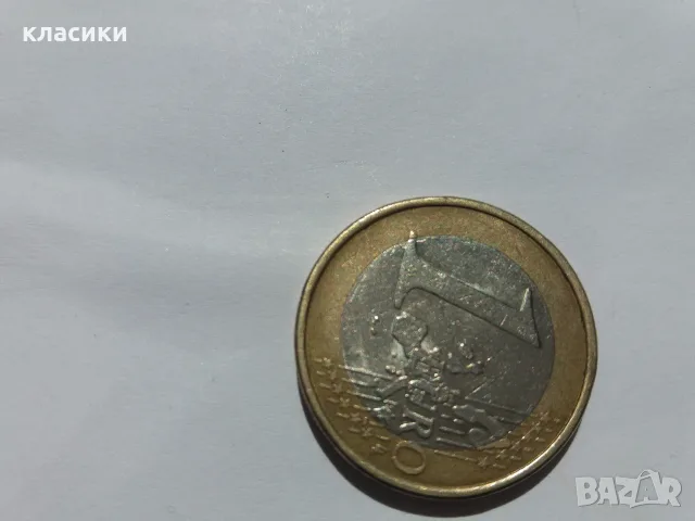 1 евро монета Португалия 2001г., снимка 2 - Нумизматика и бонистика - 55511583