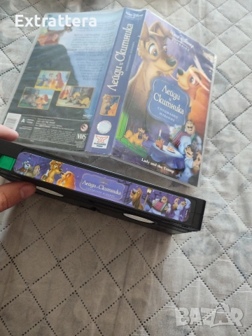 Детско филмче "Лейди и Скитника" VHS видеокасета, снимка 2 - Анимации - 54552751