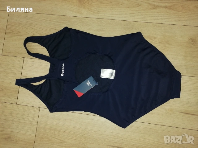 Нов цял бански REEBOK в тъмно син цвят , снимка 2 - Бански костюми - 54890246