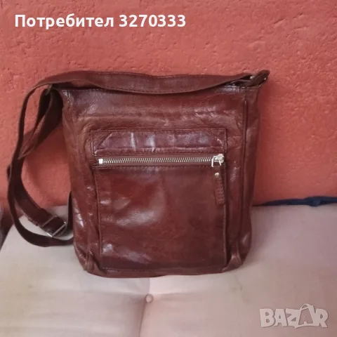 Чанта от естествена кожа на марката Adax, снимка 2 - Чанти - 55657590