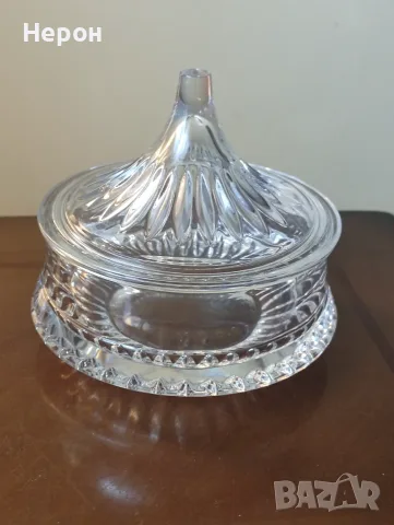 Кристална купа, бонбониера, снимка 6 - Чинии - 55327460