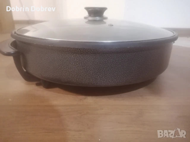 Електрически грил тиган TK-6123, снимка 2 - Съдове за готвене - 54956135