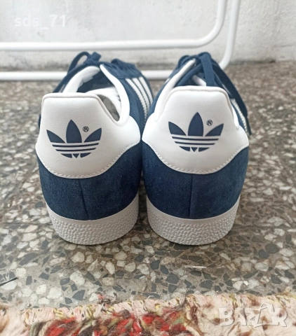 Чисто нови adidas Gazelle blue navy uk9.5/us10 /N44 70 евро, снимка 4 - Маратонки - 53997571